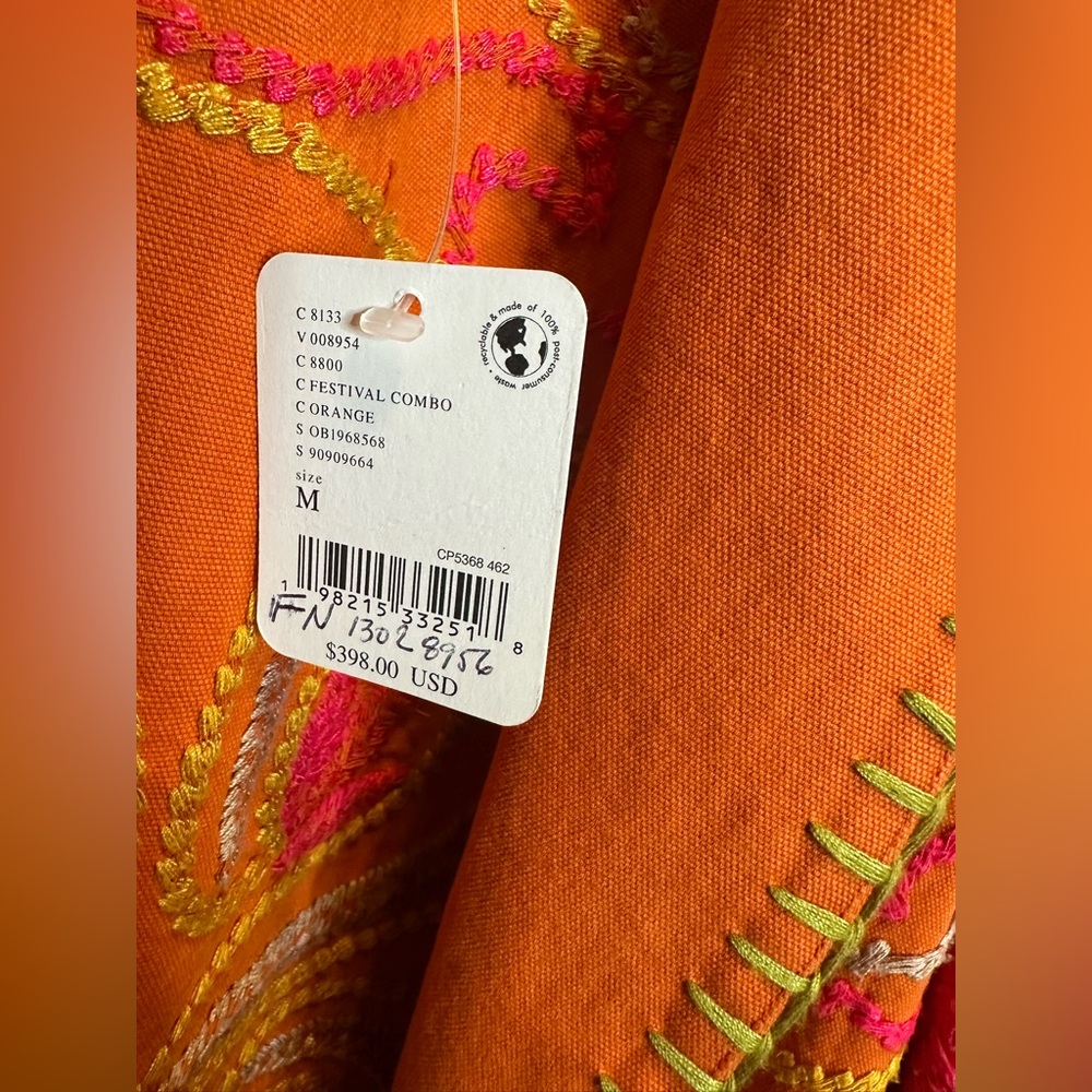 NWT FREE PEOPLE NORI EMBROIDERED JACKET - Picture 5 of 5